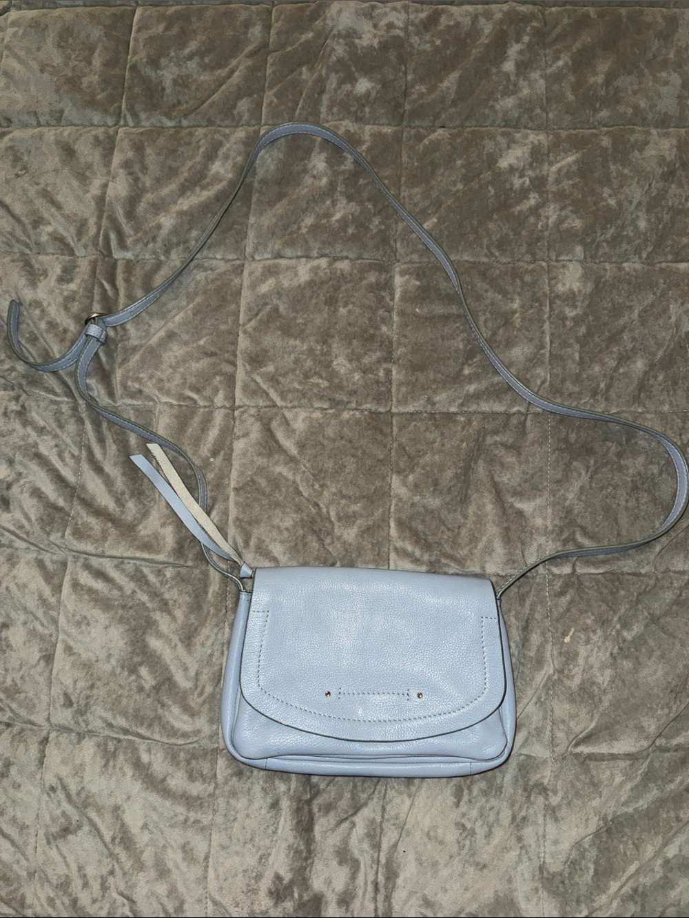 Lucky Brand Light Blue Crossbody Shoulder Bag